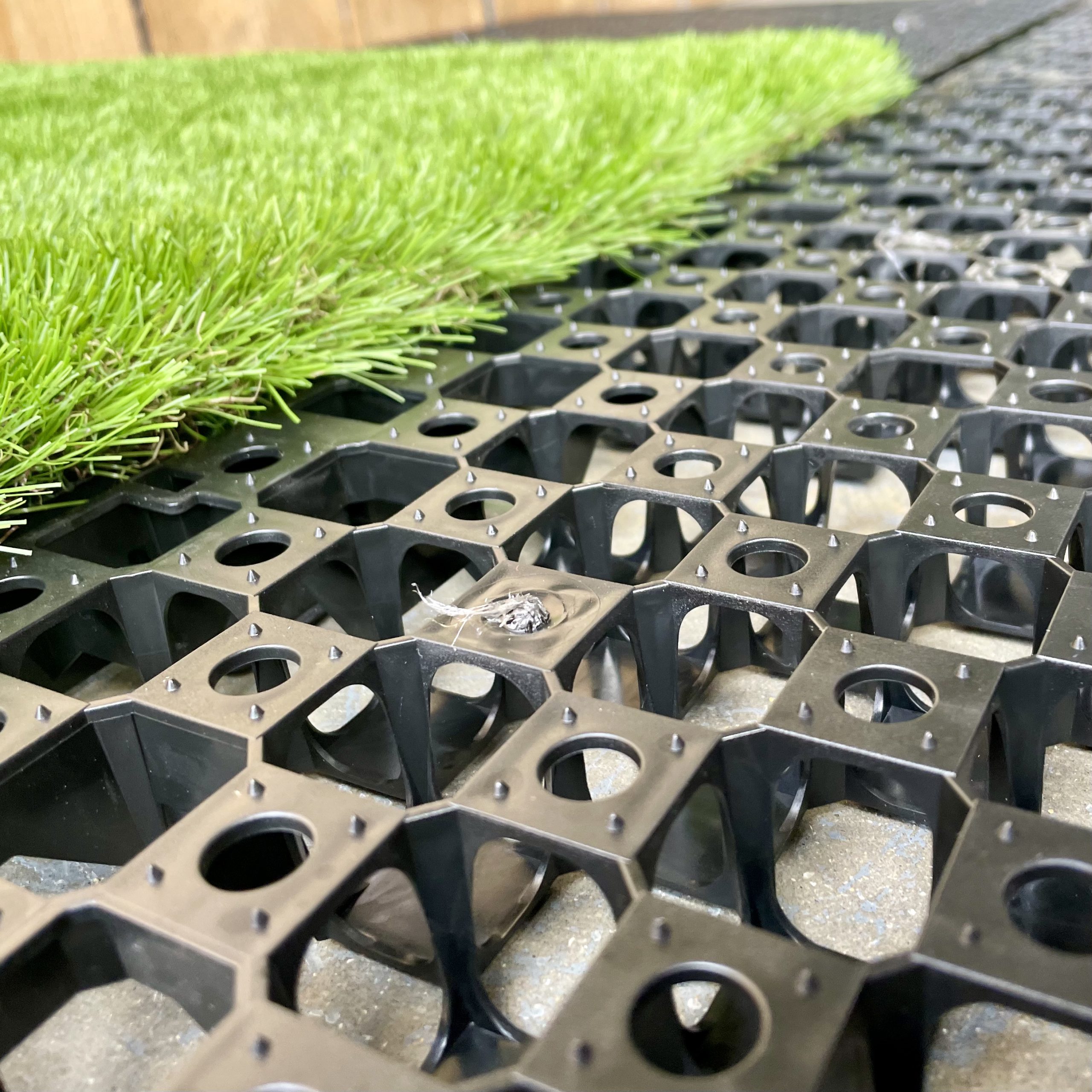Artificial Turf Drainage System Installation